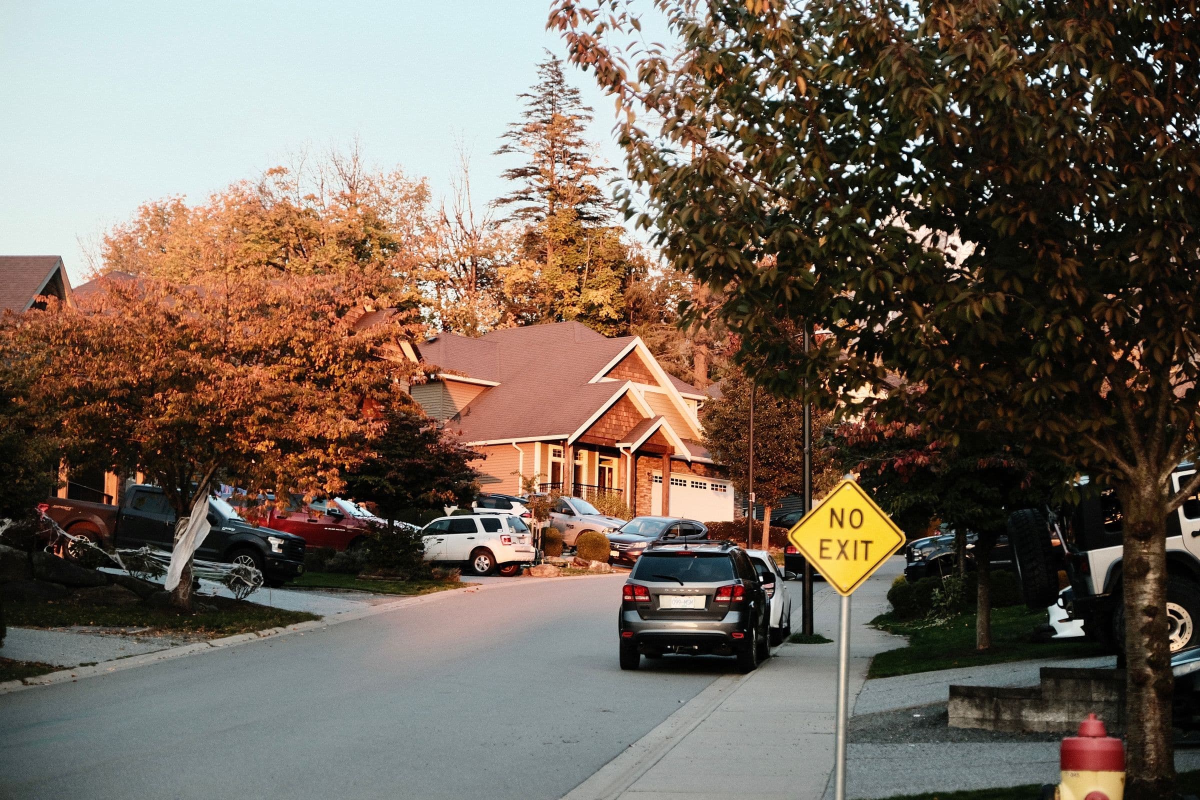 A suburban street in Dieppe, NB where we do junk removal